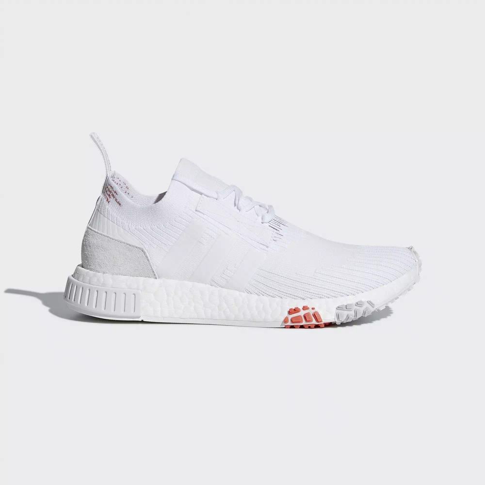 Adidas NMD Racer Primeknit Tenis Blancos Para Mujer (MX-66393)